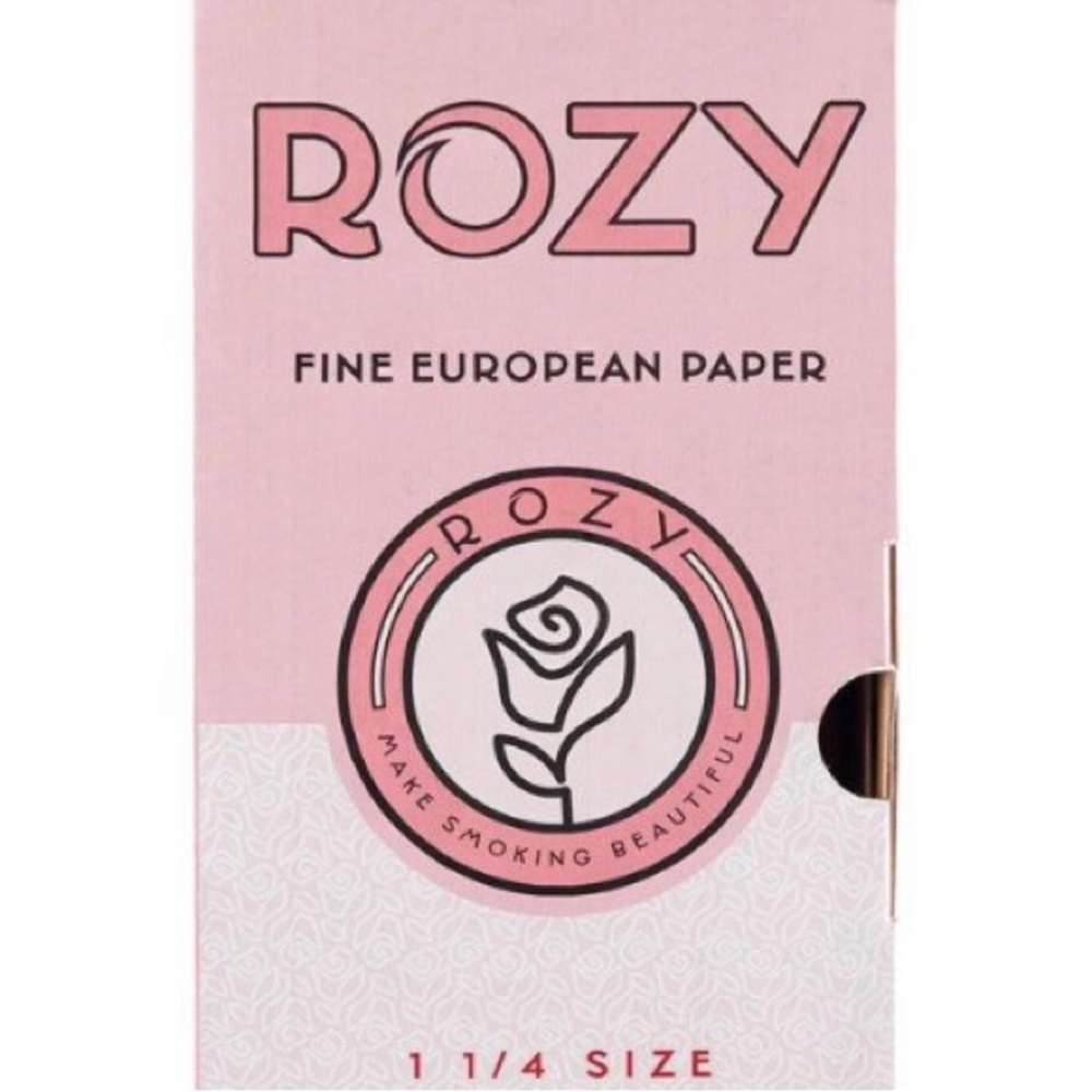 ROZY Pink rose Pre Rolled Cones with filter tip 1 1/4 size European paper - Picture 2 of 6